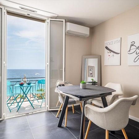 Ferienwohnung Le Balcon De La Baie Des Anges Nizza Exterior foto